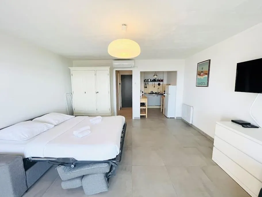 Studio Cosy-Vue Mer Panoramique Exceptionnelle Bandol 0*,  France