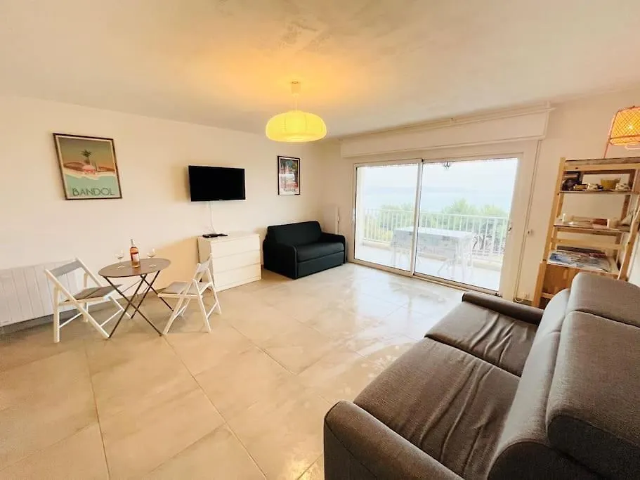 Studio Cosy-Vue Mer Panoramique Exceptionnelle Bandol France
