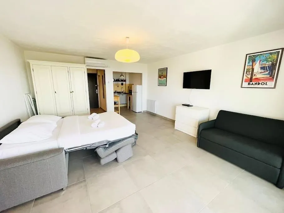 Apartment Studio Cosy-Vue Mer Panoramique Exceptionnelle Bandol